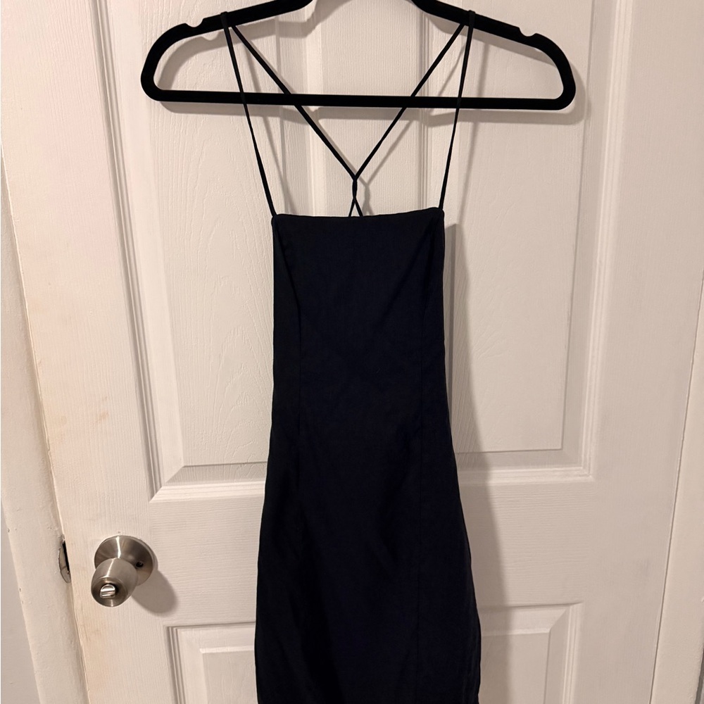 Zara Black Backless Dress